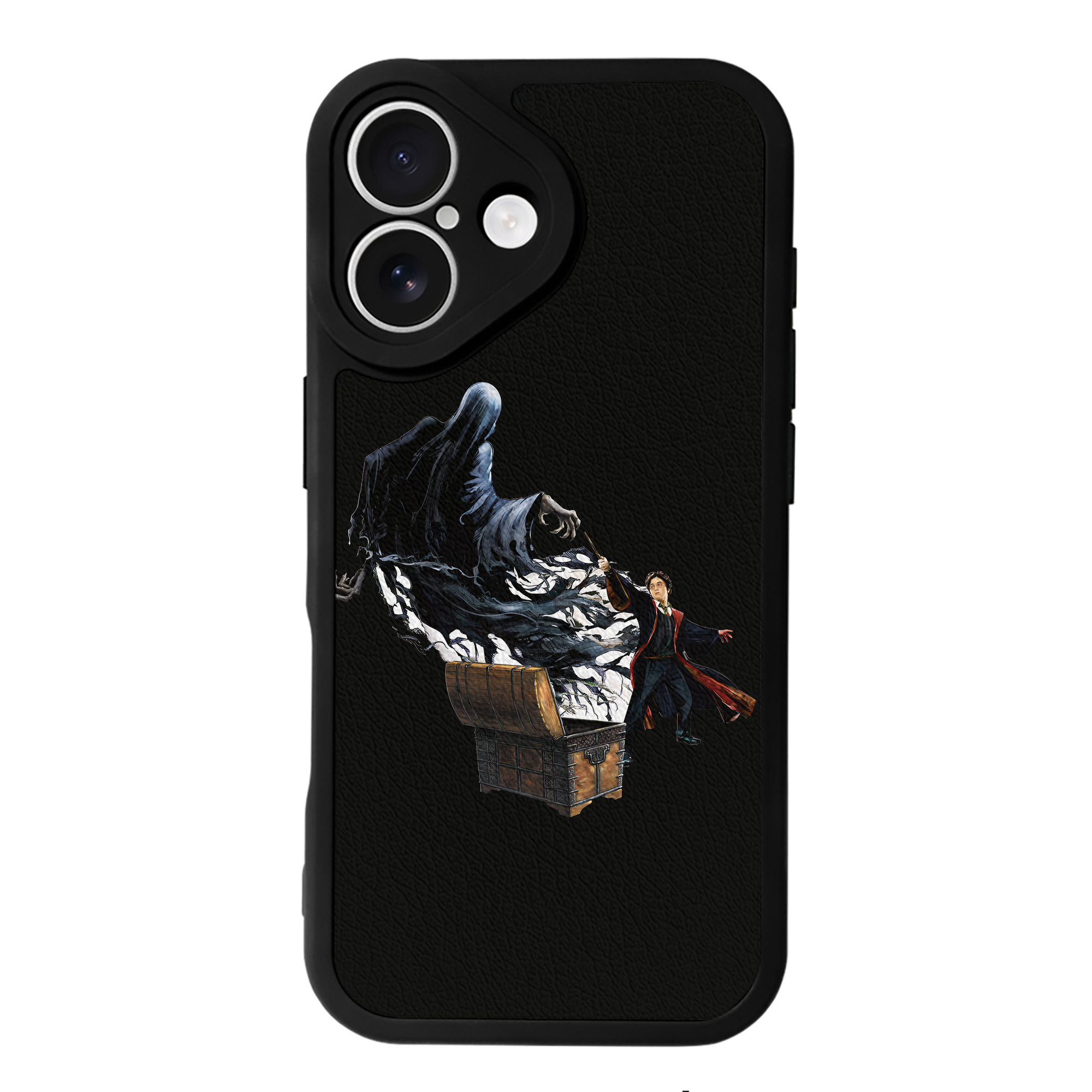 （画像用） Harry Potter ハリー・ポッターシリーズ 【iPhone 16シリーズ対応】シリコンスマホケース（レザー調） 材質：シリコン